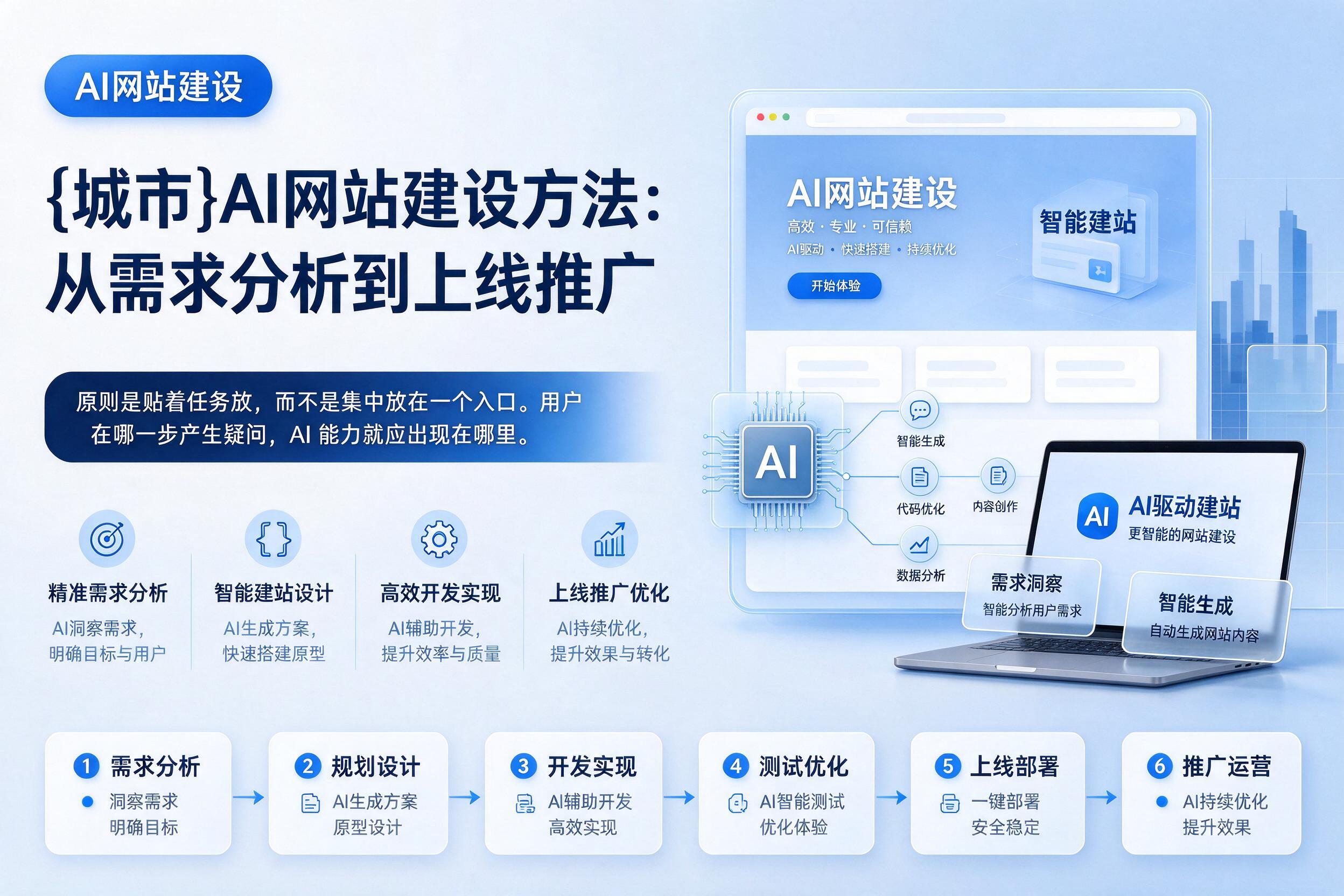保定AI网站建设方法：从需求分析到上线推广