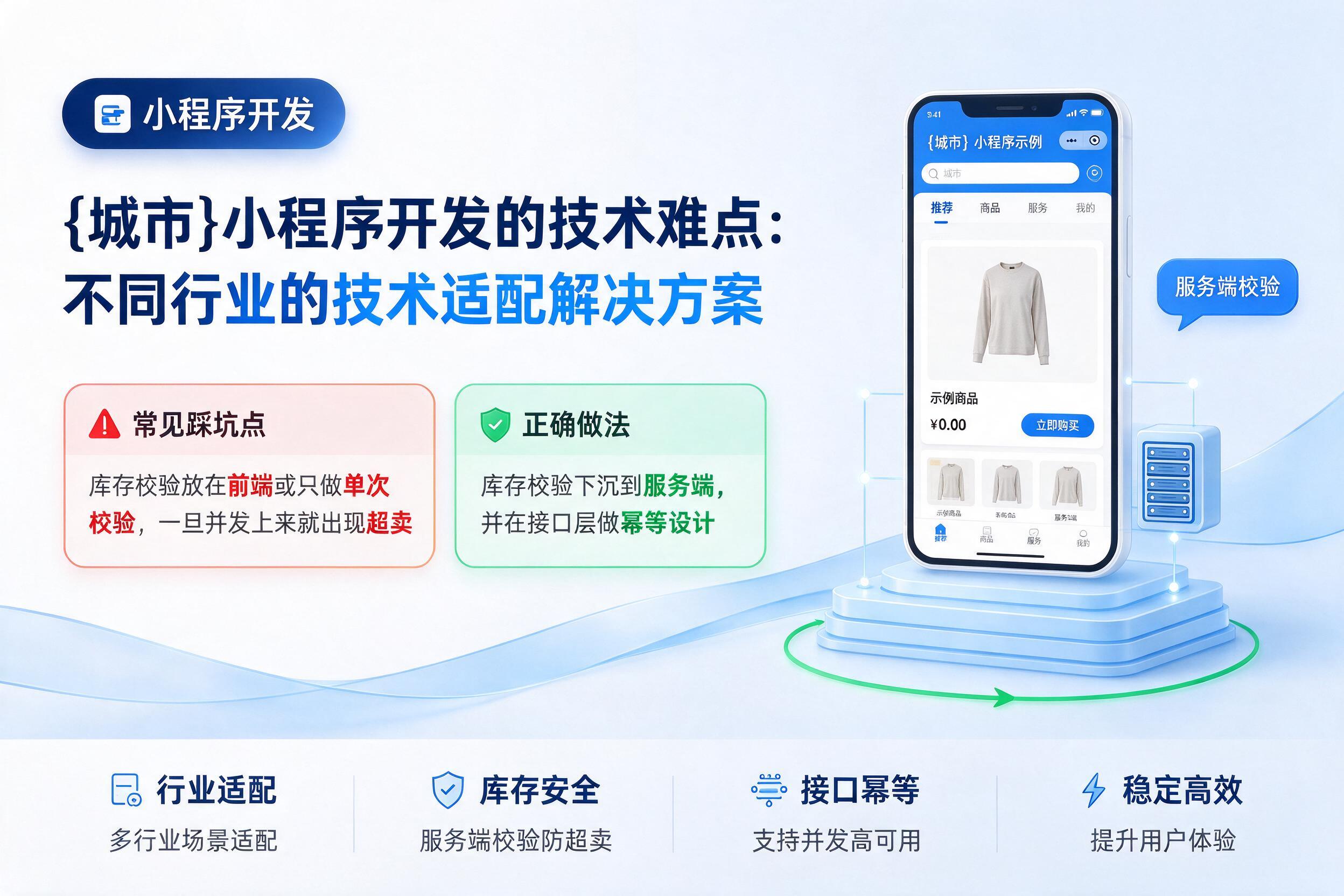 保定小程序开发的技术难点：不同行业的技术适配解决方案